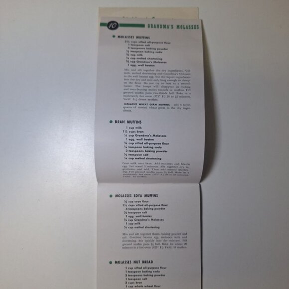 101 Recipes Grandmas Molasses Old Fashioned Vintage Booklet 1945 Baking Cookies - Picture 6 of 8